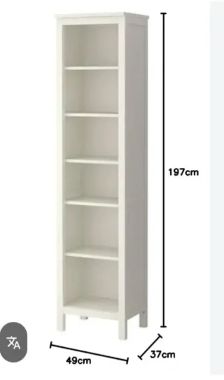 Estantería librería Ikea blanca