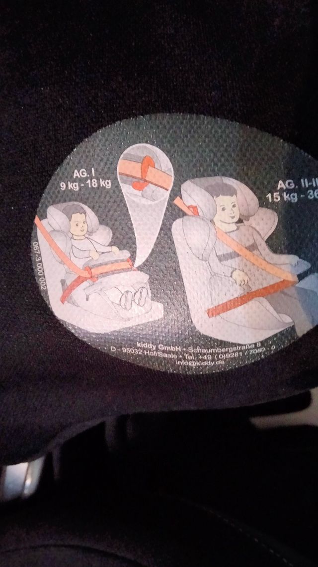 SILLA KIDDY GUARDIANFIX-PRO2. REGALO 2° ASIENTO !!