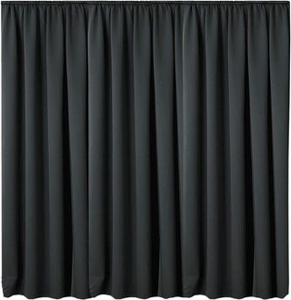 Cortina gris opaca 140 cm x 245 largo