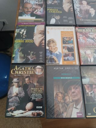 20 DVD Agatha Christie, Sherlock Holmes, Hitchcock
