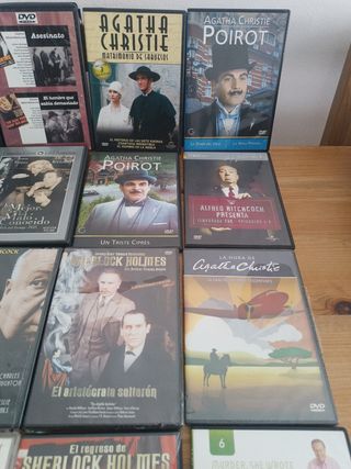 20 DVD Agatha Christie, Sherlock Holmes, Hitchcock