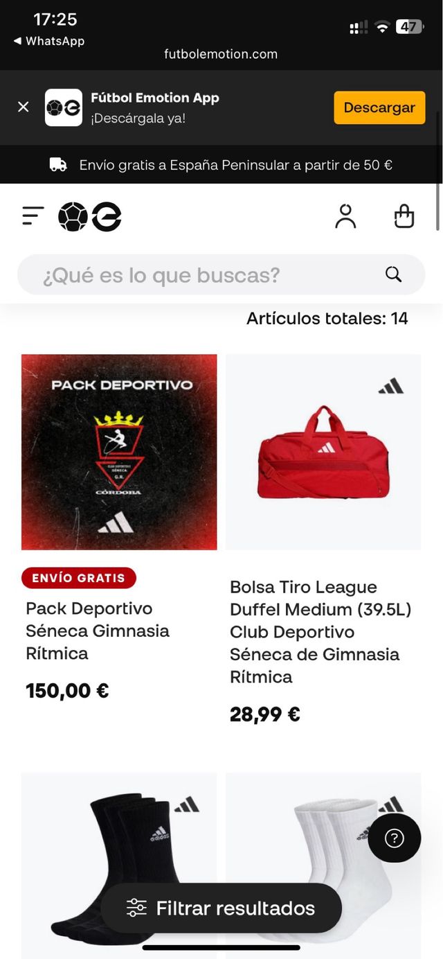 Equipación Gimnasia Rítmica CLUB SÉNECA  CÓRDOBA