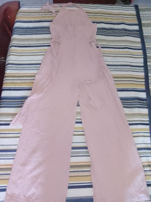 Mono rosa mujer - Pantalón ancho