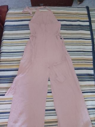 Mono rosa mujer - Pantalón ancho
