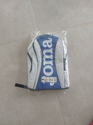 Paletero Joma padel blanco-azul