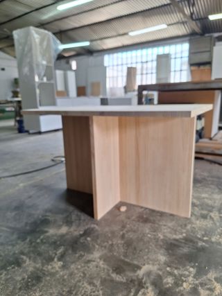 Mesa comedor madera - Beige