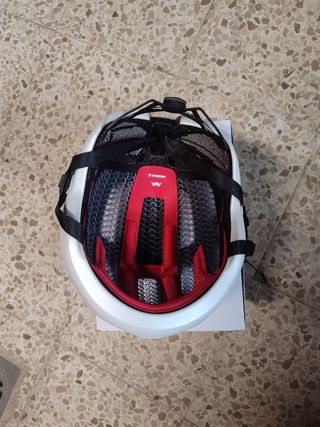 Casco bici Trek WaveCel blanco