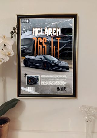 Quadro poster McLaren 765LT