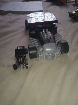 Lego Hot Rod + Coche Hot Wheels