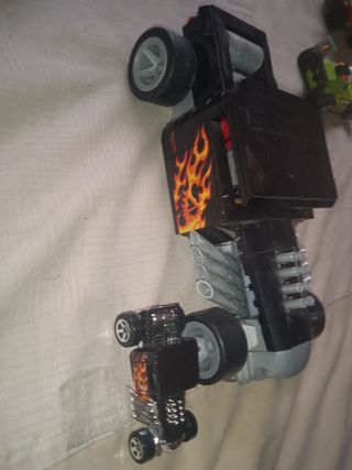 Lego Hot Rod + Coche Hot Wheels