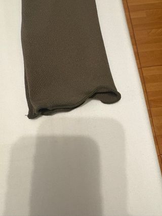 Vestido midi H&M verde oliva