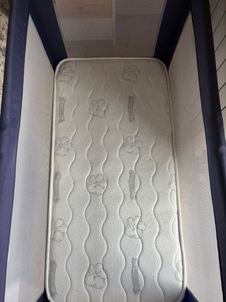 Cuna viaje bebé - colchón Bio Cotton