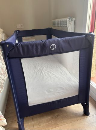 Cuna viaje bebé - colchón Bio Cotton