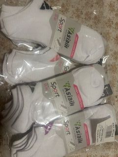 12 calcetines blancos mujer 35-40