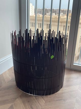 Lámpara techo IKEA ROTVIK bambú, descatalogada.
