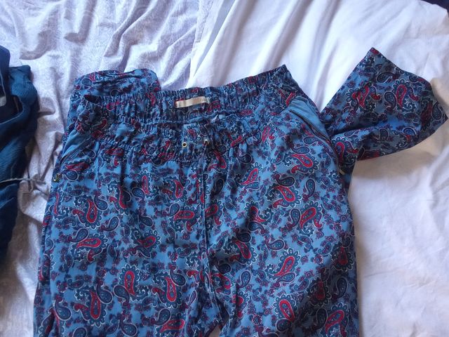 Pantalones estampados mujer