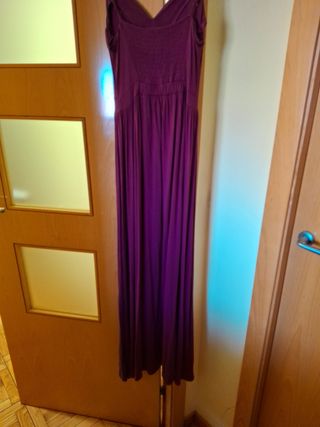 Vestido largo morado