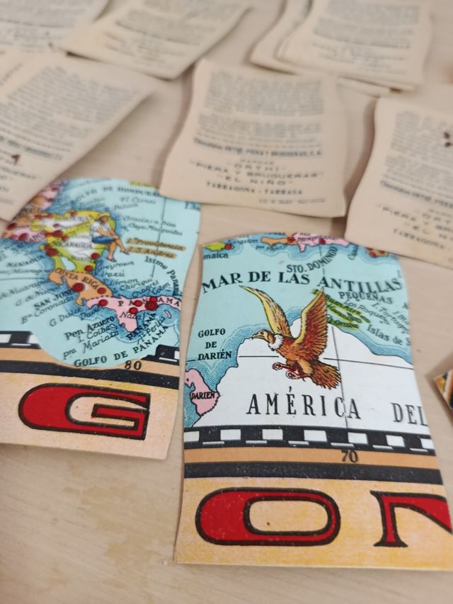 Cromos Orthi, Piera, Brugueras: Mapa