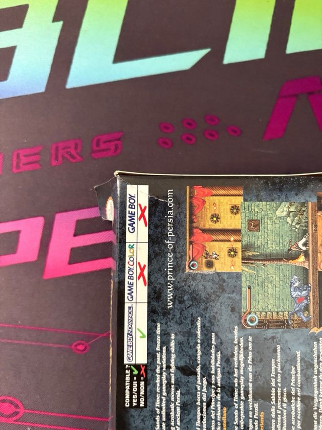 Gioco Prince of Persia the sands of time GBA EUR