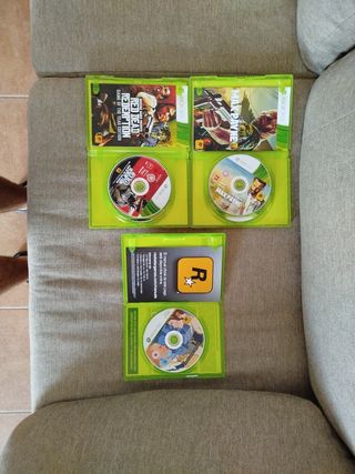 9 Juegos Xbox 360 Rockstar y otros