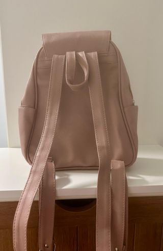 Mochila rosa palo