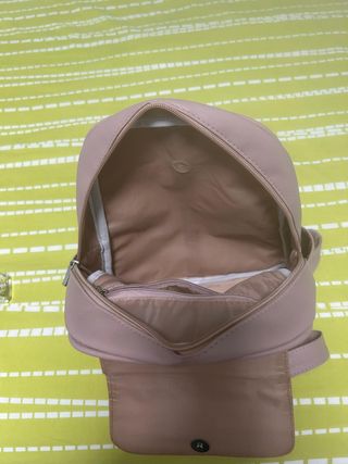 Mochila rosa palo