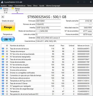 Disco duro 500 GB 2,5 Seagate 5400.6 Moment