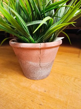 Maceta con Agapanto artificial