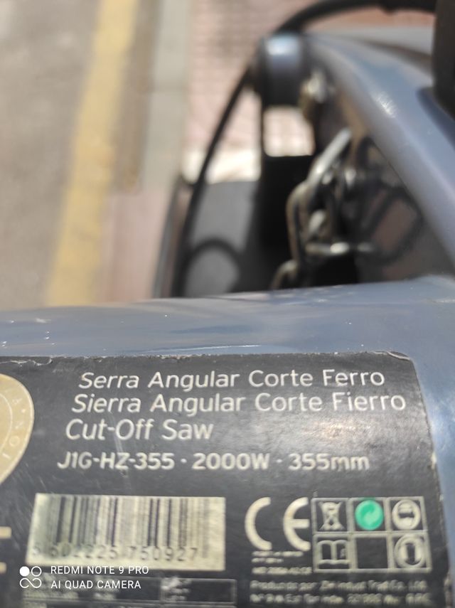 Máquina cortar hierro