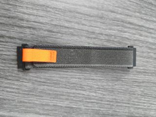 Correa reloj 22mm - Negra/Gris/Naranja