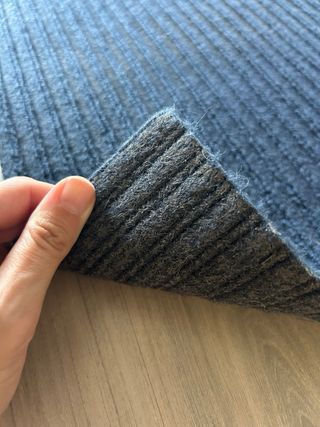 Felpudo fino azul oscuro - Alfombra