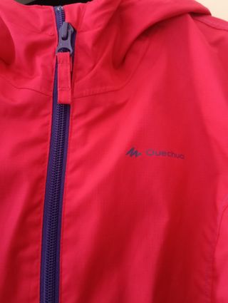 Giacca Impermeabile Bambina Rosa