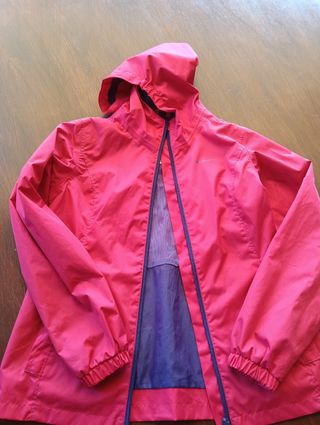 Giacca Impermeabile Bambina Rosa