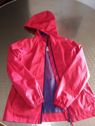 Giacca Impermeabile Bambina Rosa