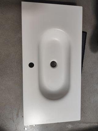 Lavabo cristal blanco