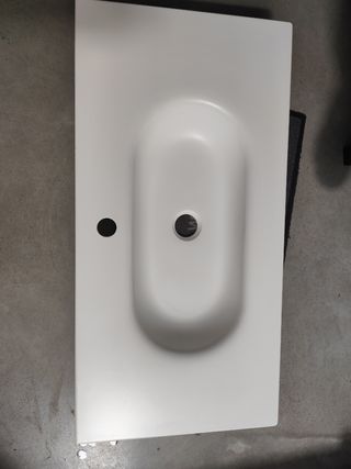 Lavabo cristal blanco