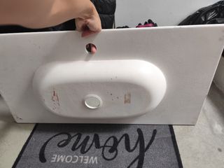 Lavabo cristal blanco