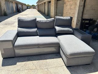 Sofá cama gris - Como nuevo