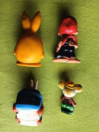 JUGUETES 1980 RETRO DE GOMA CON AIRE Y CHILLADOR