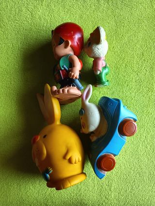 JUGUETES 1980 RETRO DE GOMA CON AIRE Y CHILLADOR