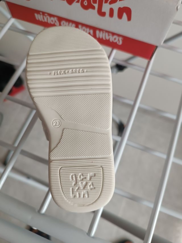 Sandalias Garvalín niña blancas y rosas