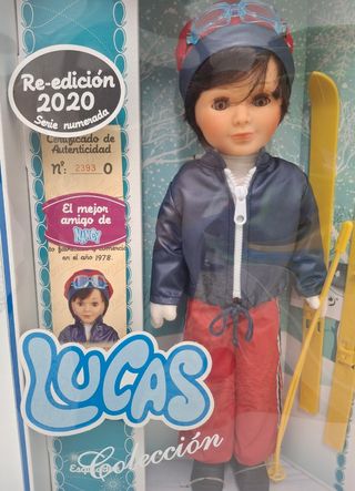 Muñeco Lucas Esquiador Famosa