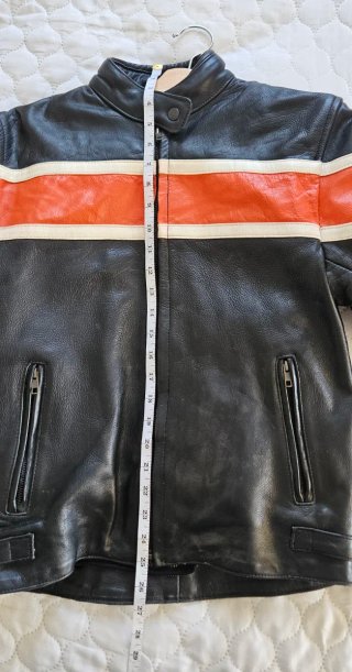 Chaqueta Cuero Moto estilo Racer para Chica S