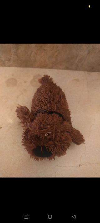 Peluche perro marrón