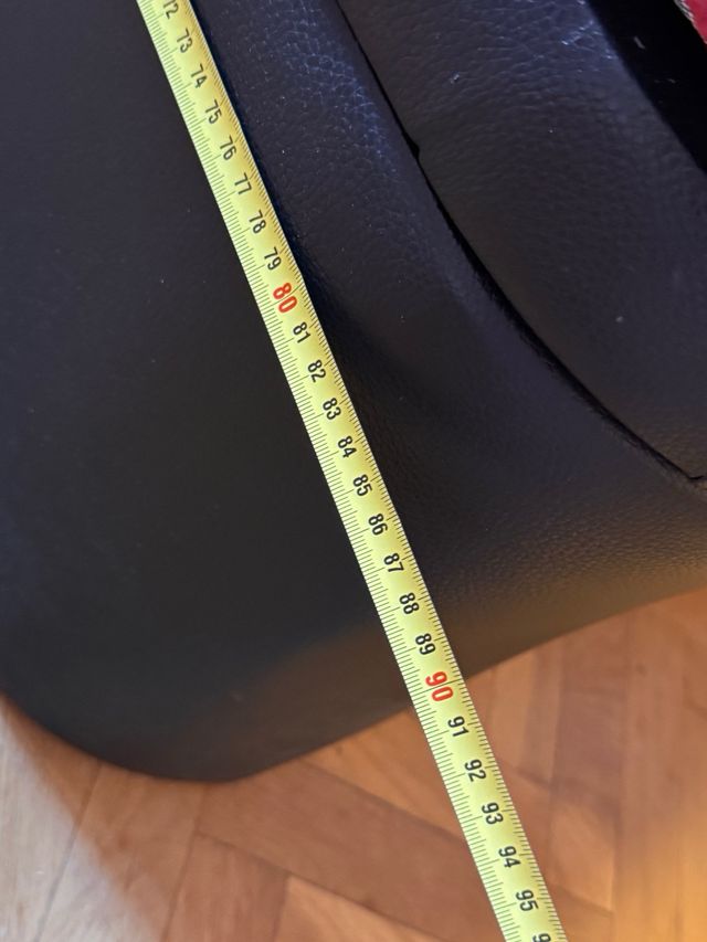 Cama canapé individual - Negra