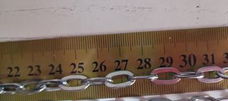 Collar unisex Cadena Acero - Eslabones Planos