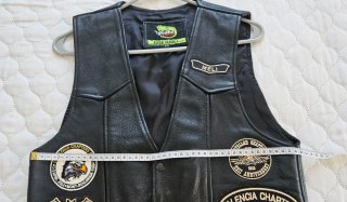 Chaleco Cuero moto personalizado para Chica XS