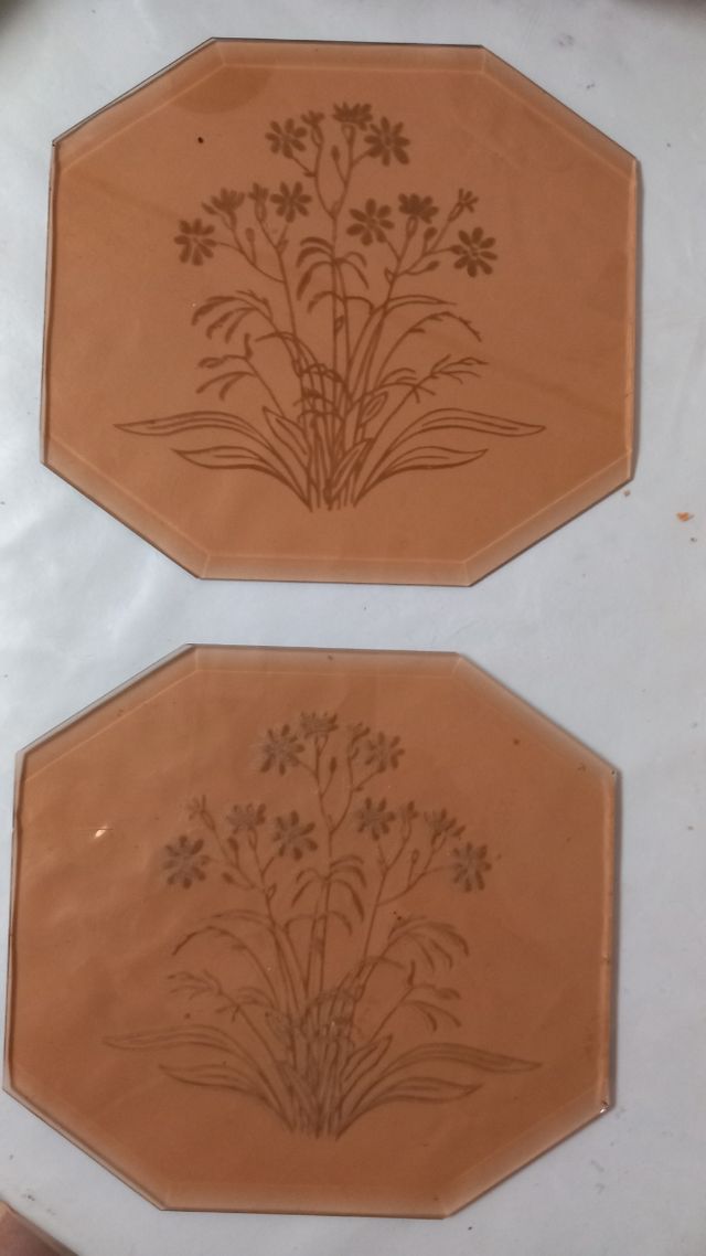 Cristales biselados decorativos