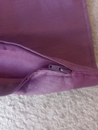2 Fundas cojín Ikea - Moradas 50x50