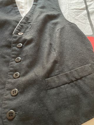 Chaleco traje negro